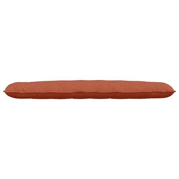 Rückenkissen Cordstoff Rot-Orange 200x50 cm