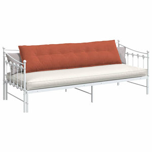 Rückenkissen Cordstoff Rot-Orange 200x50 cm