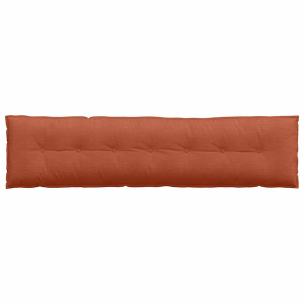Rückenkissen Cordstoff Rot-Orange 200x50 cm