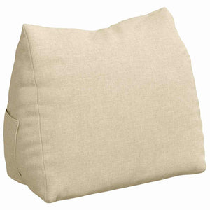 Rückenkissen Creme Stoff 45x20x35cm