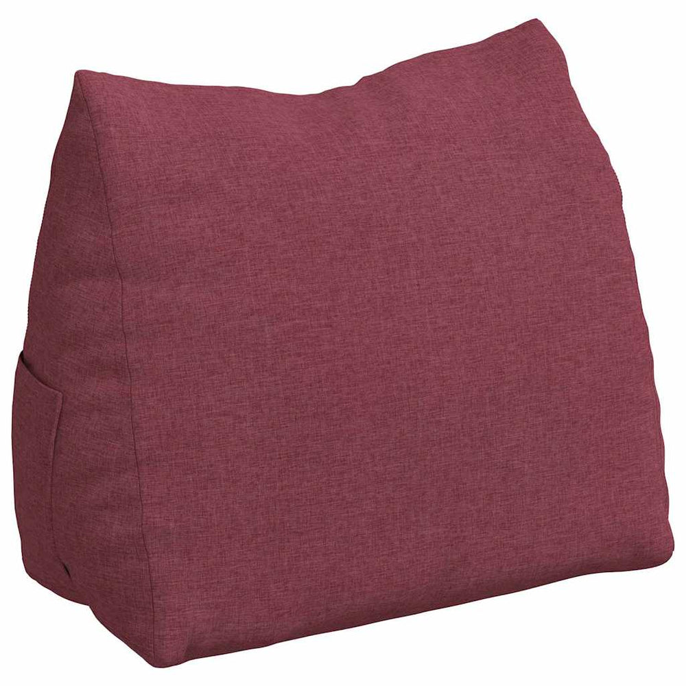 Weinrotes Rückenkissen 60 cm