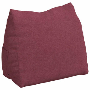 Weinrotes Rückenkissen 60 cm