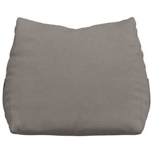 Rückenkissen Taupe Stoff 60x50 cm