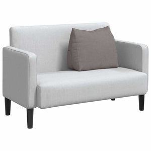 Rückenkissen Taupe Stoff 60x50 cm