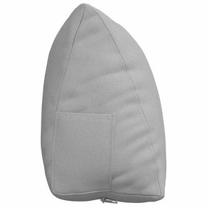 Rückenkissen Wolkengrau Stoff 60 cm
