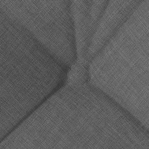 Sitzkissen 4er Set Dunkelgrau 40x40 cm