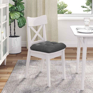 Sitzkissen 4er Set Dunkelgrau 40x40 cm