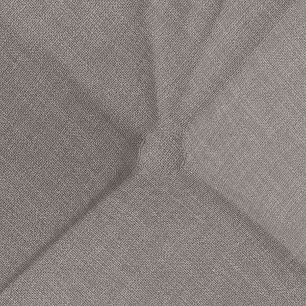Sitzkissen 4er Set Taupe Stoff 40x40 cm