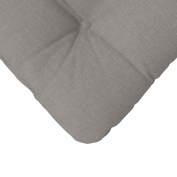Sitzkissen 4er Set Taupe Stoff 40x40 cm
