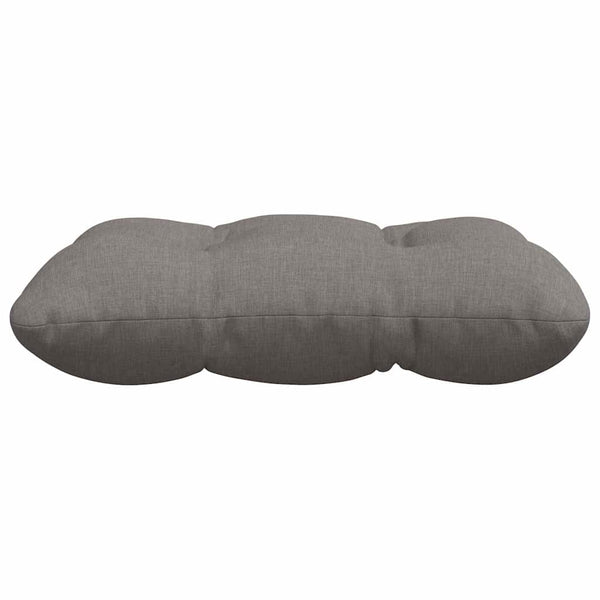 Sitzkissen 4er Set Taupe Stoff 40x40 cm
