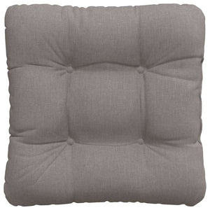 Sitzkissen 4er Set Taupe Stoff 40x40 cm