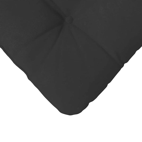 Schwarze Sitzkissen 4er-Set, 40x40 cm