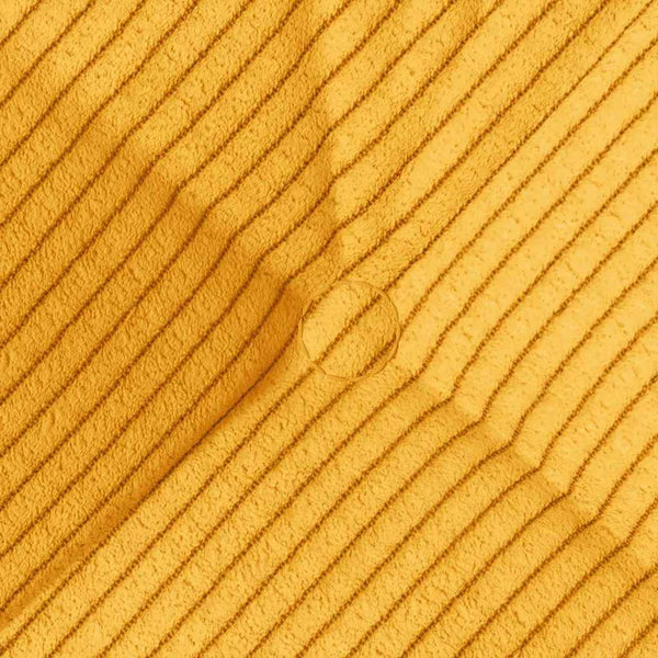 Sitzkissen Gelb Cord 40x40cm 4er Set