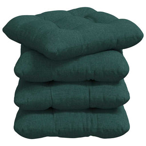 Sitzkissen 4er Set Dunkelgrün 45x45 cm