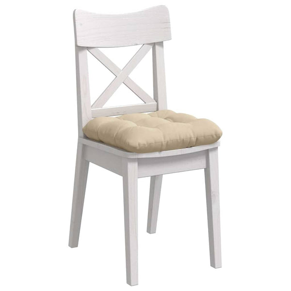 Sitzkissen Creme 4er Set 45x45 cm
