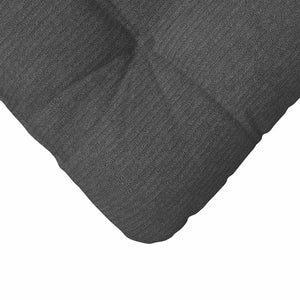 Sitzkissen 4er-Set Dunkelgrau Cord 45x45 cm