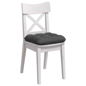 Sitzkissen 4er-Set Dunkelgrau Cord 45x45 cm