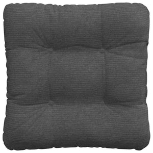 Sitzkissen 4er-Set Dunkelgrau Cord 45x45 cm