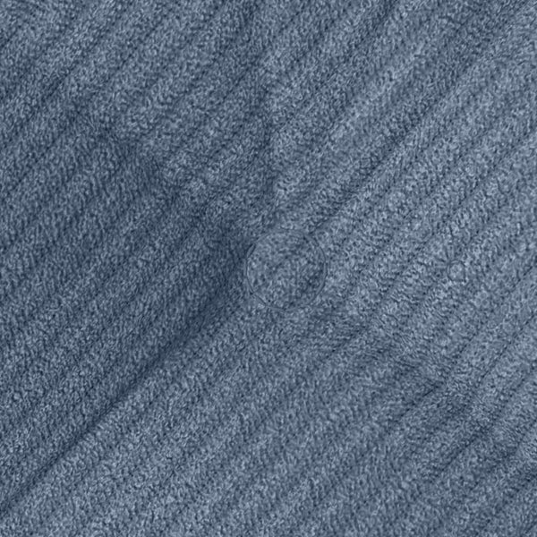 Sitzkissen 4er Set Blau Cord 45x45cm