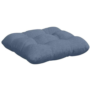 Sitzkissen 4er Set Blau Cord 45x45cm