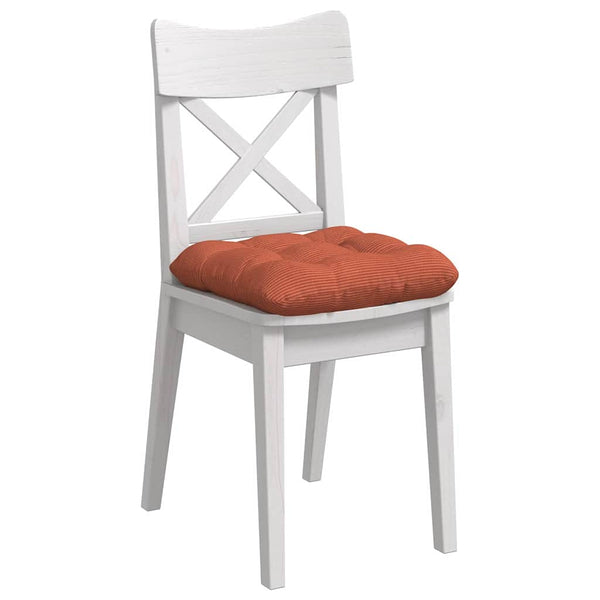 Sitzkissen 4er Set Rot-Orange Cord