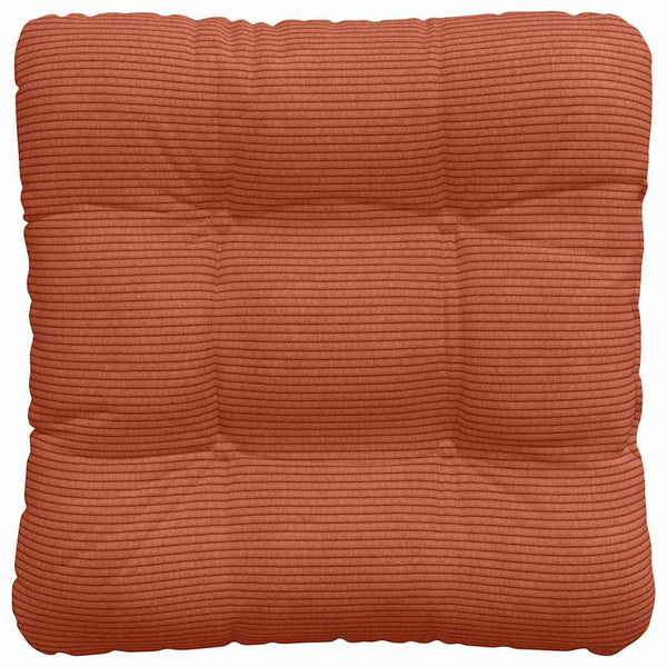 Sitzkissen 4er Set Rot-Orange Cord