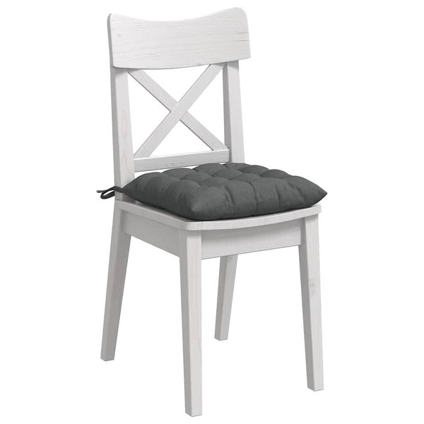 Sitzkissen 4er Set Dunkelgrau 40x40 cm