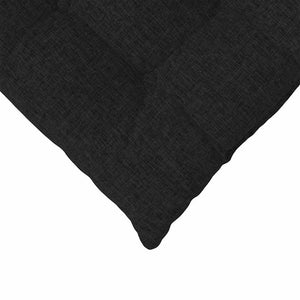 Sitzkissen 4er Set Schwarz 40x40 cm