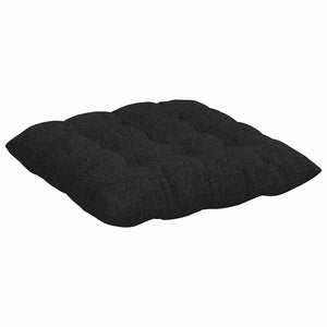 Sitzkissen 4er Set Schwarz 40x40 cm