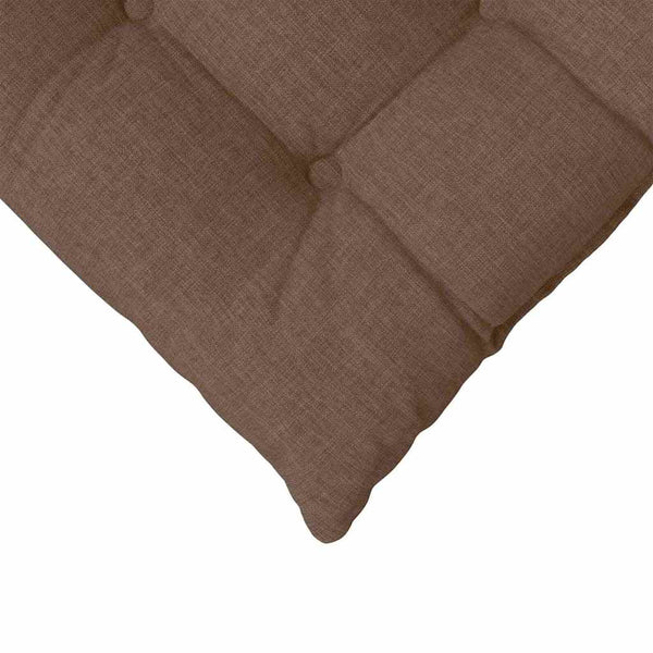 Sitzkissen Braun 4er-Set 40x40 cm