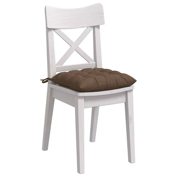 Sitzkissen Braun 4er-Set 40x40 cm