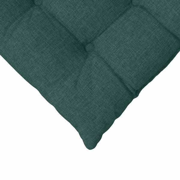 Sitzkissen 4er Set Dunkelgrün 40x40 cm