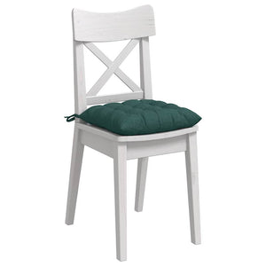 Sitzkissen 4er Set Dunkelgrün 40x40 cm