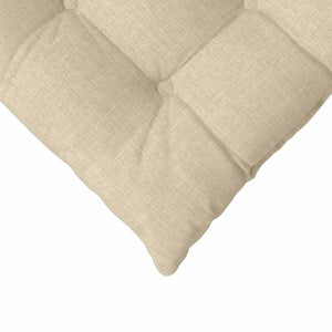 Sitzkissen Creme 4er-Set 40x40 cm