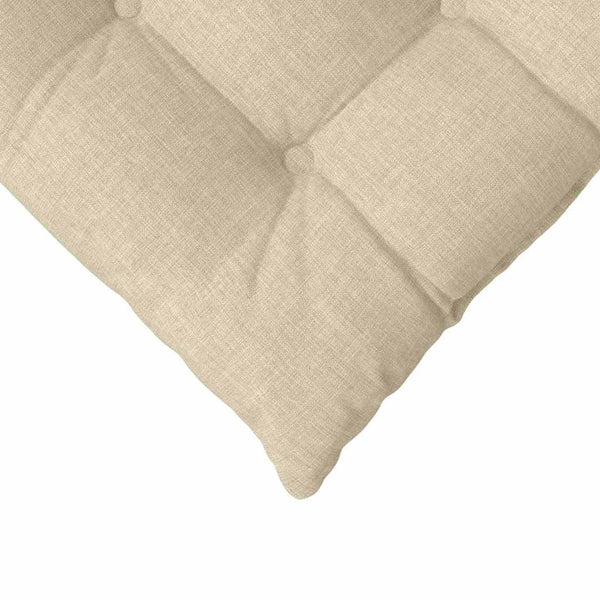 Sitzkissen Creme 4er-Set 40x40 cm