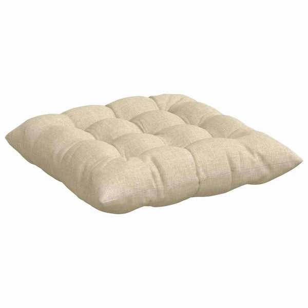 Sitzkissen Creme 4er-Set 40x40 cm