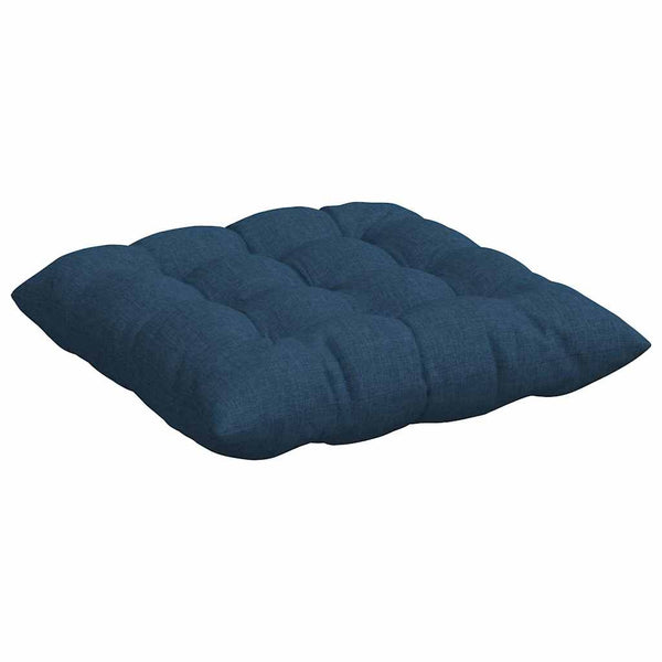 Blaue Sitzkissen 4er-Set, 40x40 cm