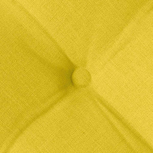 Gelbe Sitzkissen, 4er-Set, 40x40 cm