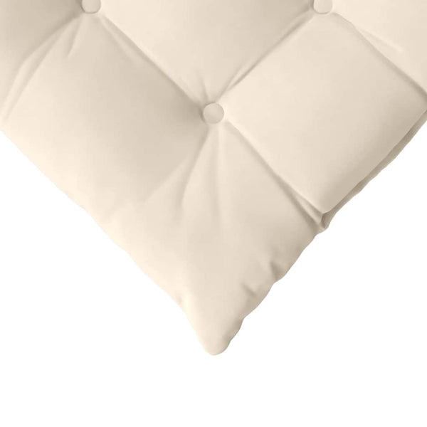 Sitzkissen 4er Set Beige Mikrofaser 40x40 cm