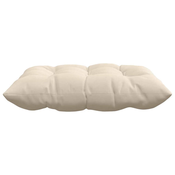 Sitzkissen 4er Set Beige Mikrofaser 40x40 cm