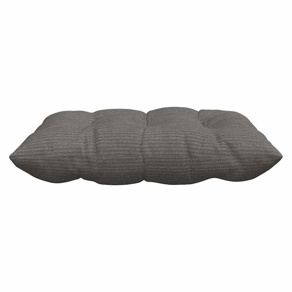 Sitzkissen 4er Set Hellgrau Cord
