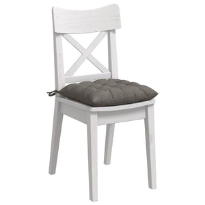 Sitzkissen 4er Set Hellgrau Cord