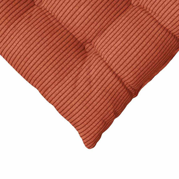 Sitzkissen 4er Set Rot-Orange Cord