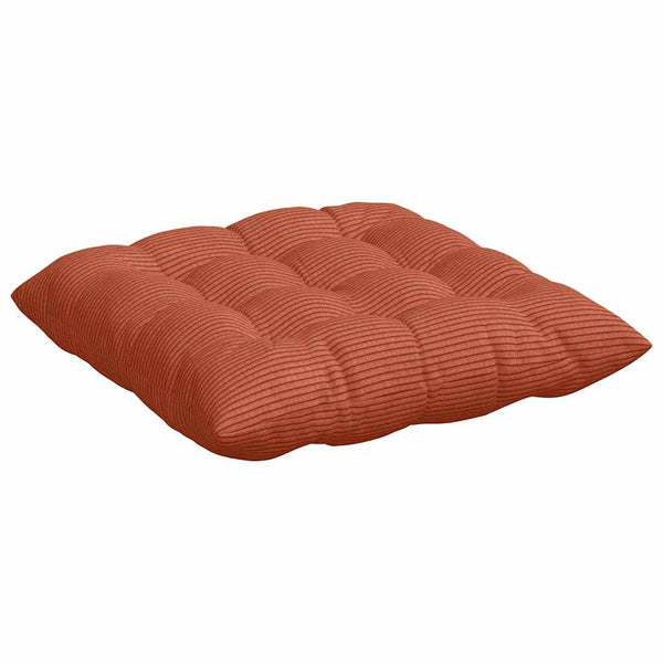 Sitzkissen 4er Set Rot-Orange Cord