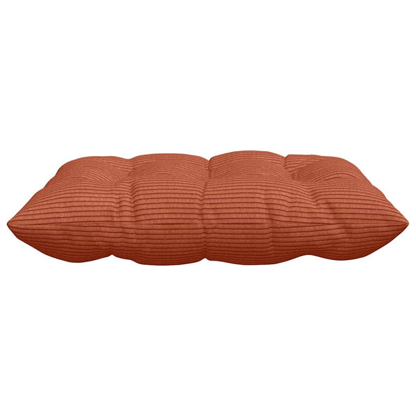 Sitzkissen 4er Set Rot-Orange Cord