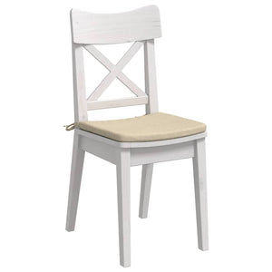 Creme Sitzkissen 4er Set, 40x40 cm