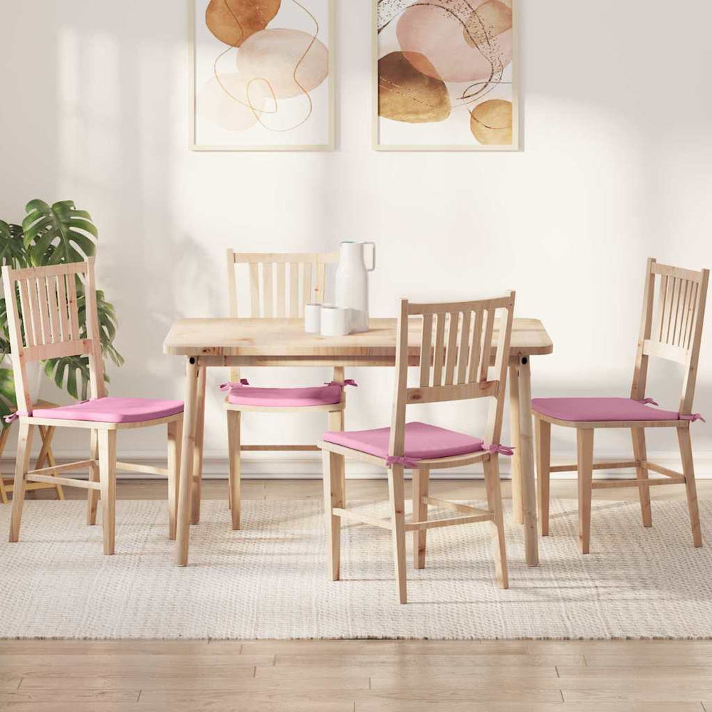 Sitzkissen Rosa 4er-Set 40x40 cm