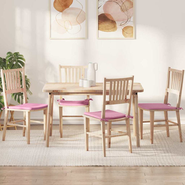Sitzkissen Rosa 4er-Set 40x40 cm