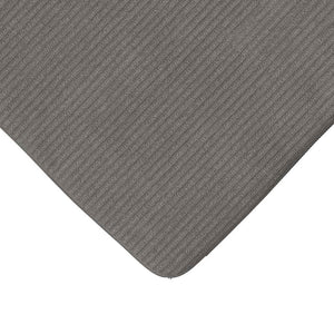 Sitzkissen 4er Set Hellgrau Cord 40x40 cm