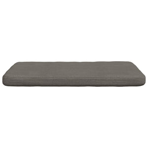 Sitzkissen 4er Set Hellgrau Cord 40x40 cm